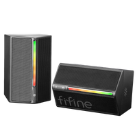 Fifine Ampligame A20 RGB 2.0 Stereo USB ve AUX Girişli Oyuncu Bilgisayar Hoparlörü