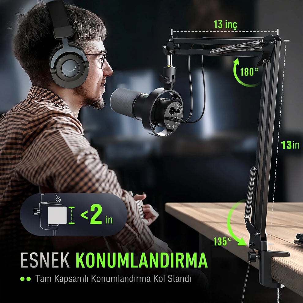 Fifine K688CT Esnek Konumlandırma Kolu