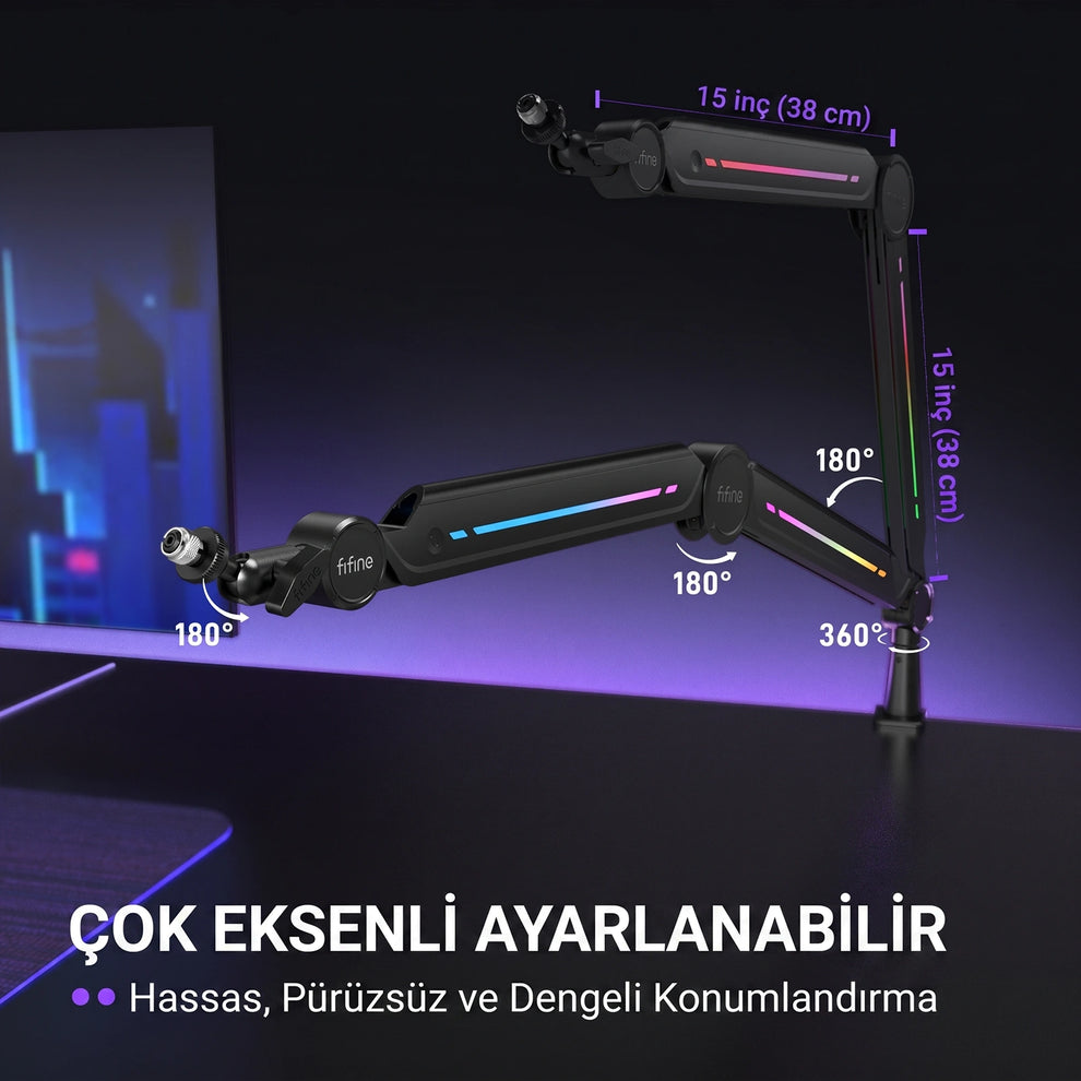 Fifine BM66PRO Çok Eksenli Ayarlanabilir