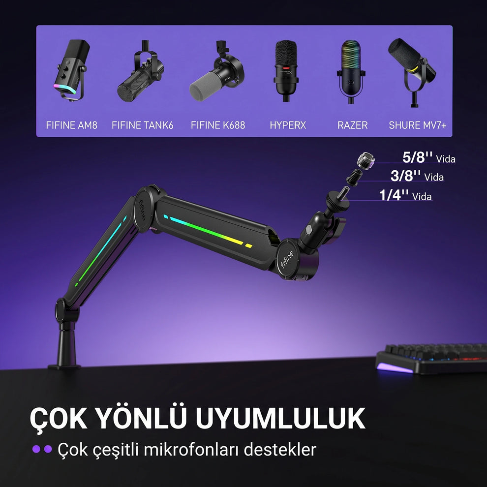 Fifine BM66PRO Çok Yönlü Uyumluluk