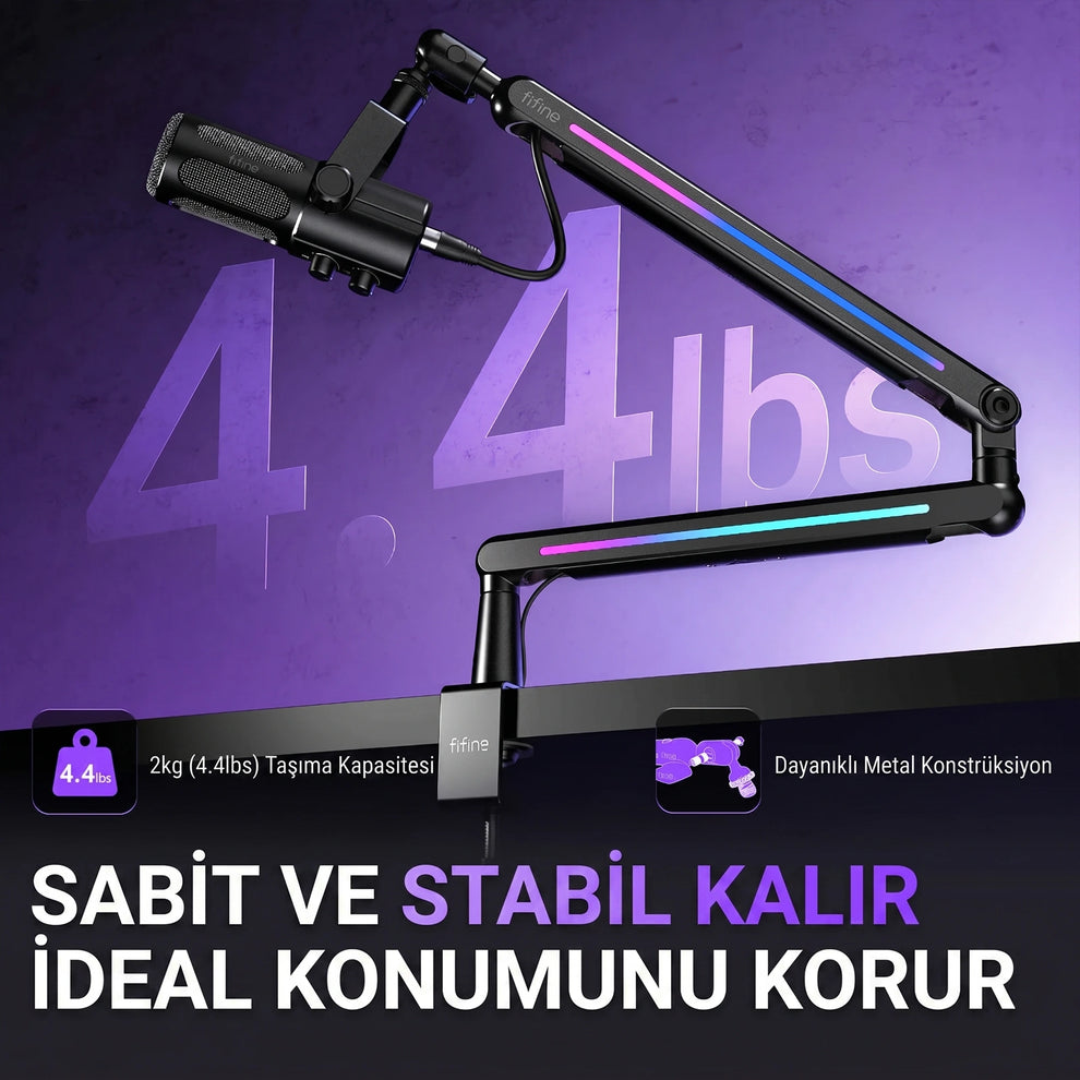 Fifine BM88PRO Ağır Hizmet Tipi Metal Yapı