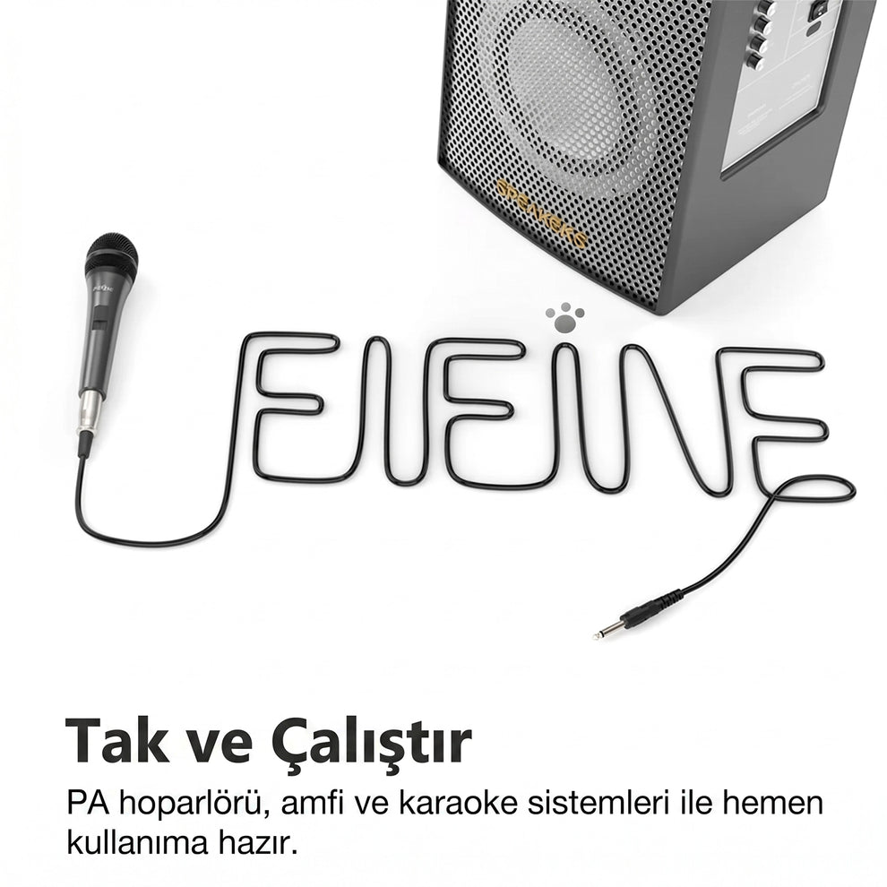 Fifine K6 Tak ve Çalıştır Özelliği